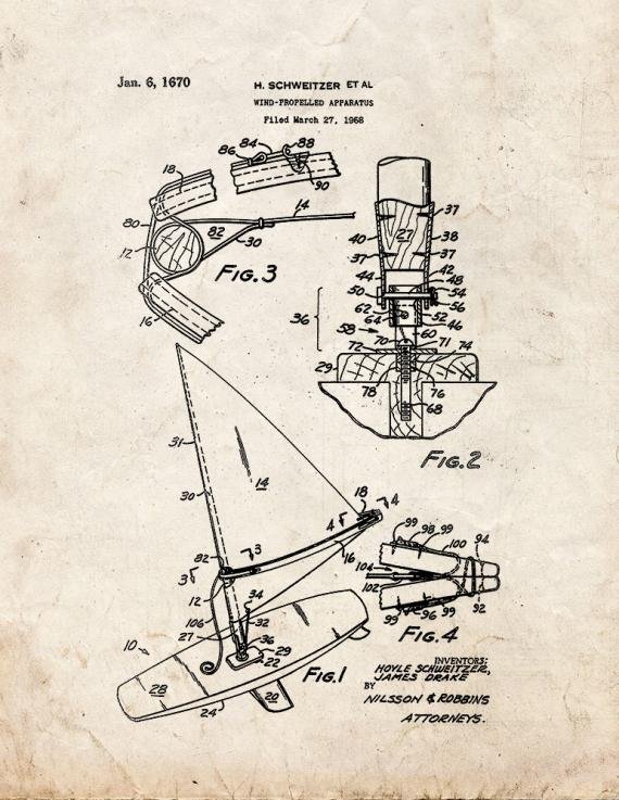 Patent Blueprint 5667 1 12 A4 Photo Print