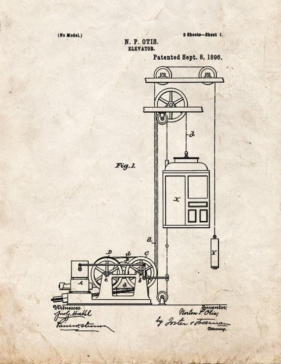 Patent Blueprint 5670 1 12 A4 Photo Print