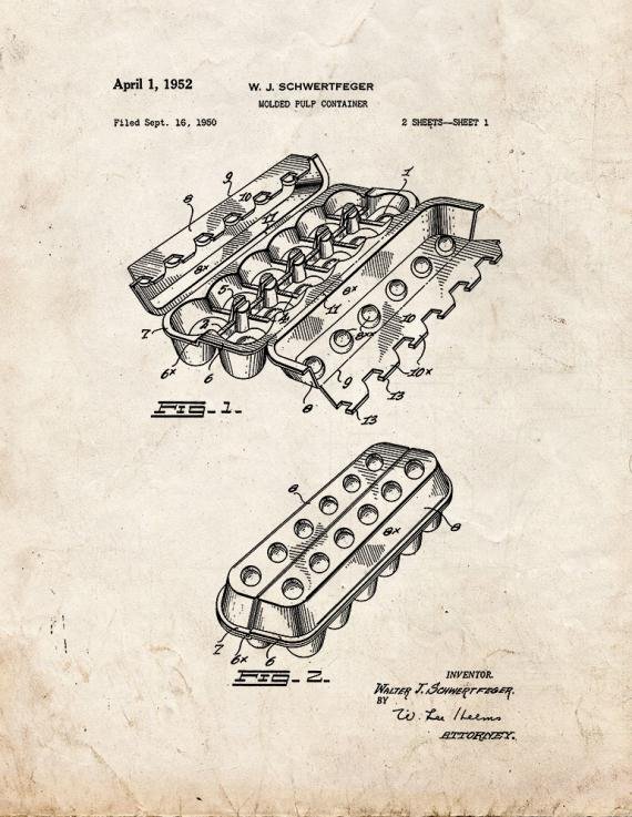 Patent Blueprint 5671 1 12 A4 Photo Print