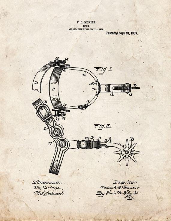 Patent Blueprint 5672 1 12 A4 Photo Print