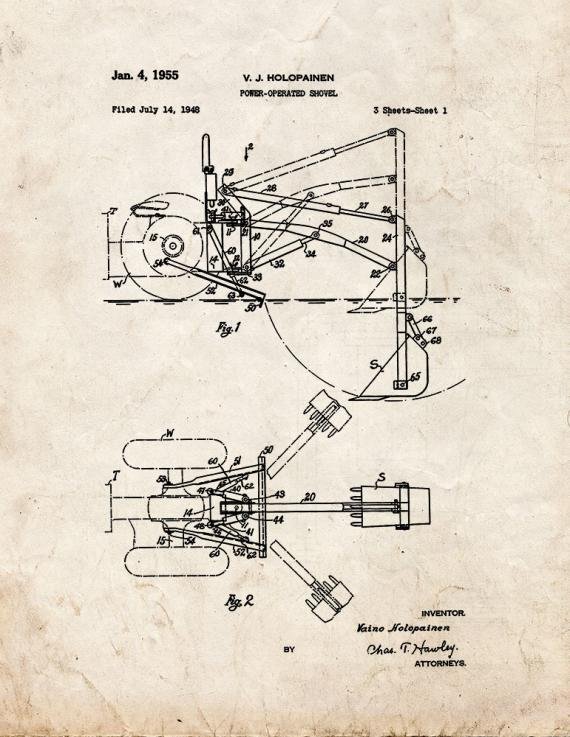 Patent Blueprint 5678 1 12 A4 Photo Print