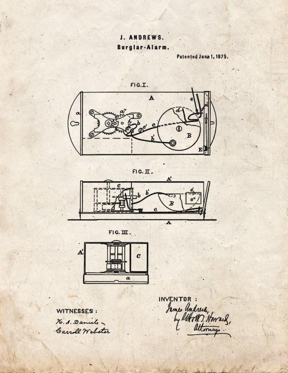 Patent Blueprint 5685 1 12 A4 Photo Print