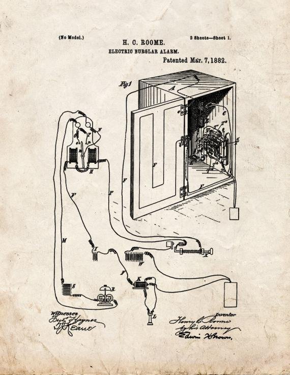 Patent Blueprint 5687 1 12 A4 Photo Print