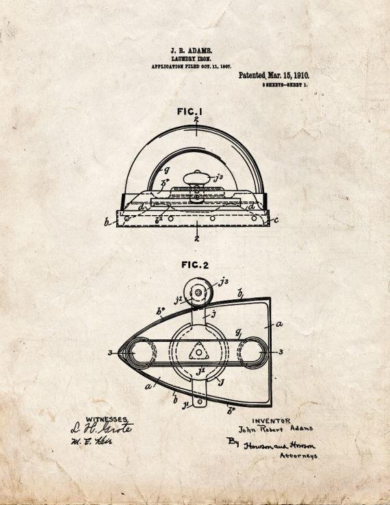 Patent Blueprint 5694 1 12 A4 Photo Print