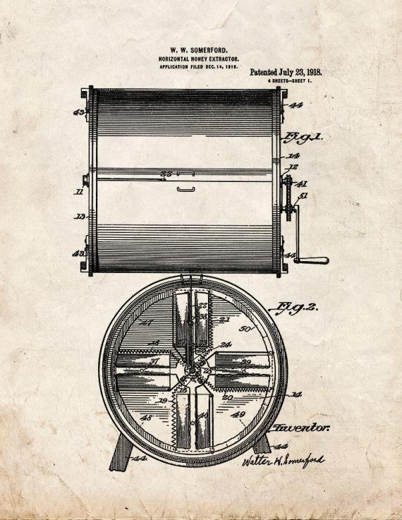 Patent Blueprint 5696 1 12 A4 Photo Print