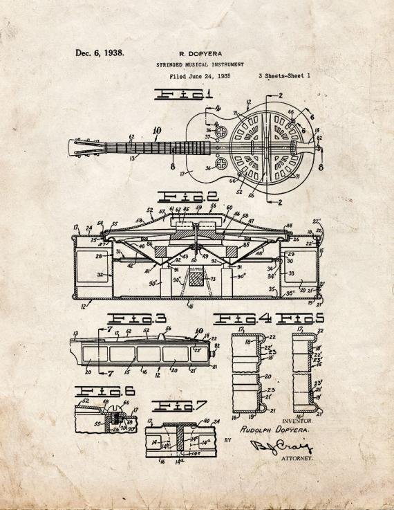 Patent Blueprint 57 1 12 A4 Photo Print