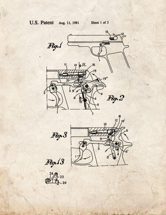 Patent Blueprint 5710 2 12 A4 Photo Print