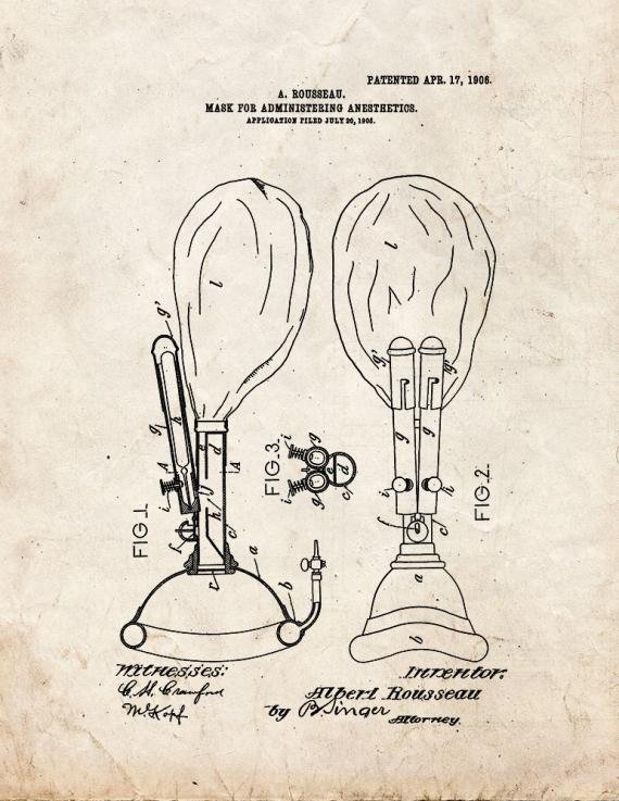 Patent Blueprint 5719 1 12 A4 Photo Print