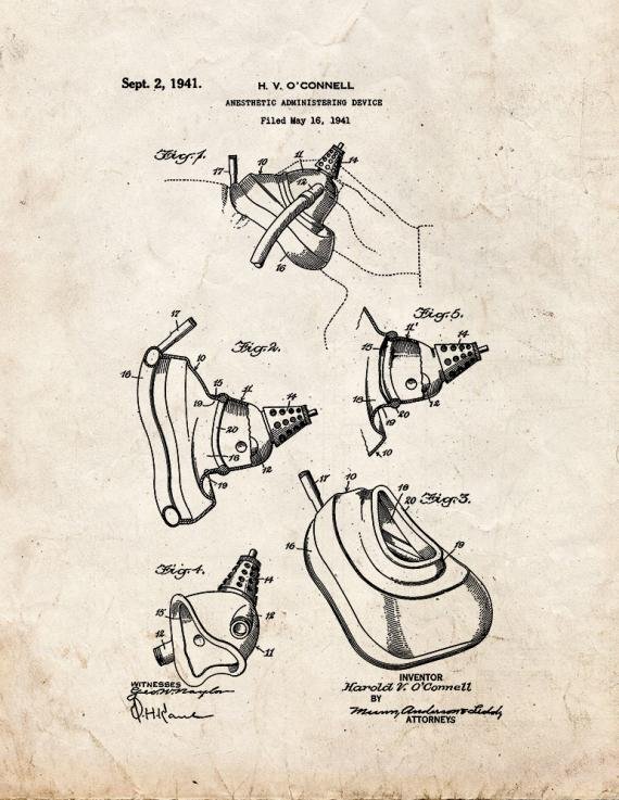 Patent Blueprint 5722 1 12 A4 Photo Print