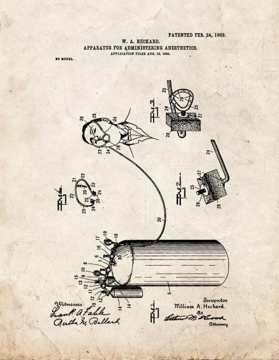 Patent Blueprint 5724 1 12 A4 Photo Print
