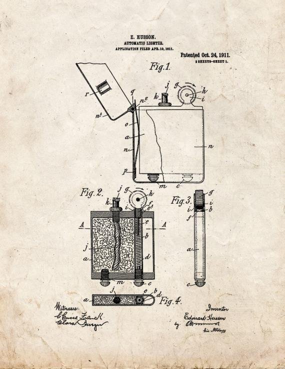 Patent Blueprint 5729 1 12 A4 Photo Print