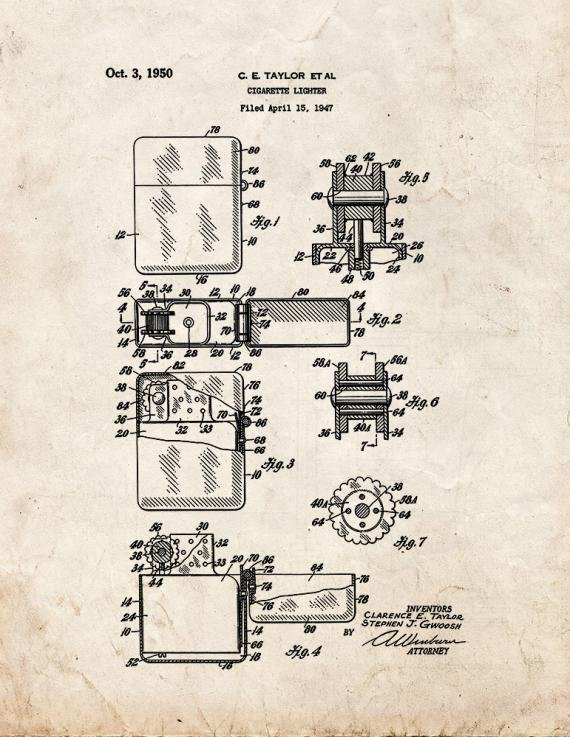 Patent Blueprint 5732 1 12 A4 Photo Print