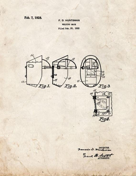 Patent Blueprint 5734 1 12 A4 Photo Print
