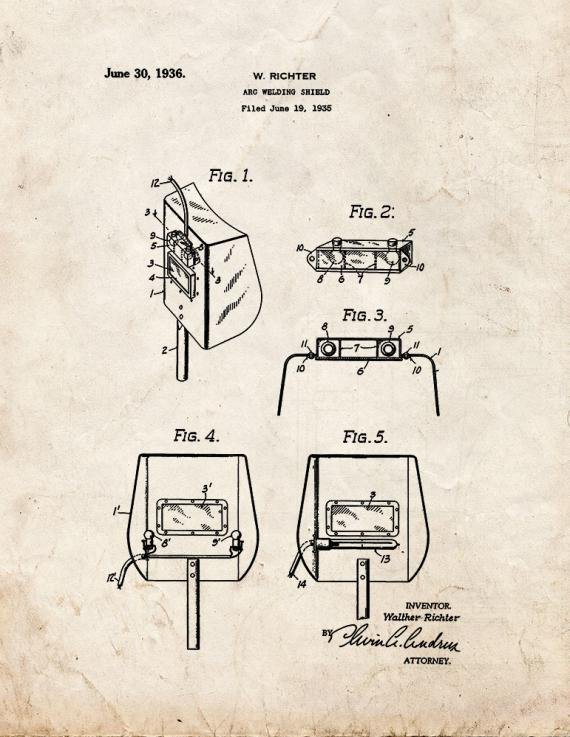 Patent Blueprint 5736 1 12 A4 Photo Print