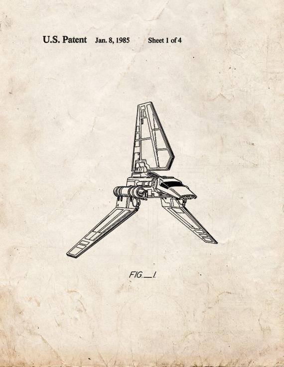 Patent Blueprint 574 2 12 A4 Photo Print