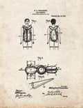 Patent Blueprint 5745 1 12 A4 Photo Print