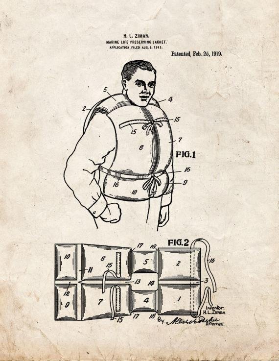 Patent Blueprint 5746 1 12 A4 Photo Print