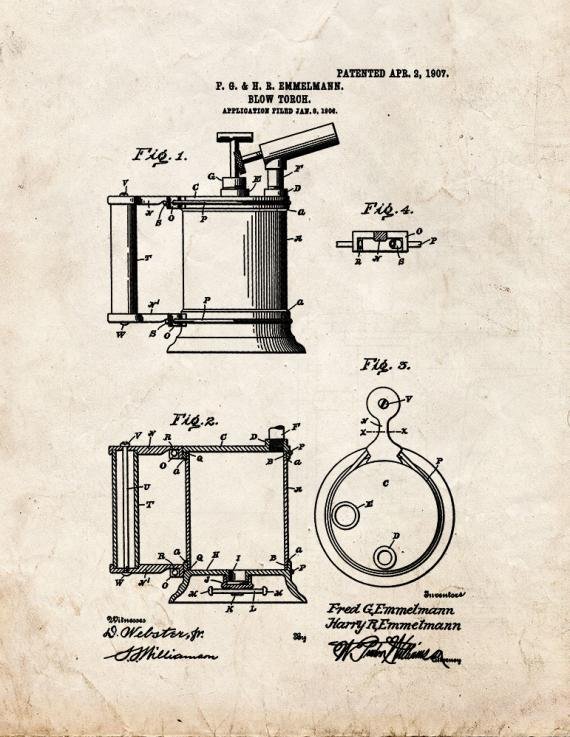 Patent Blueprint 5753 1 12 A4 Photo Print