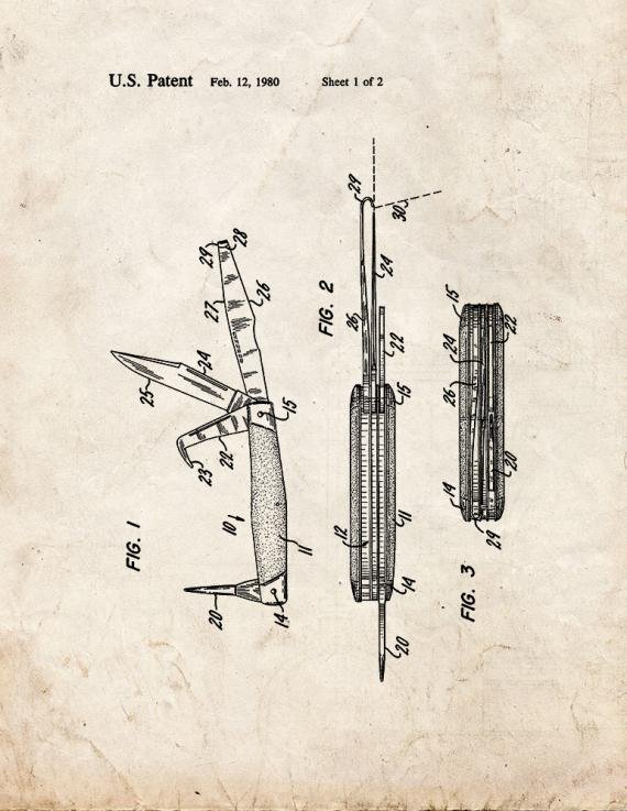 Patent Blueprint 5756 2 12 A4 Photo Print