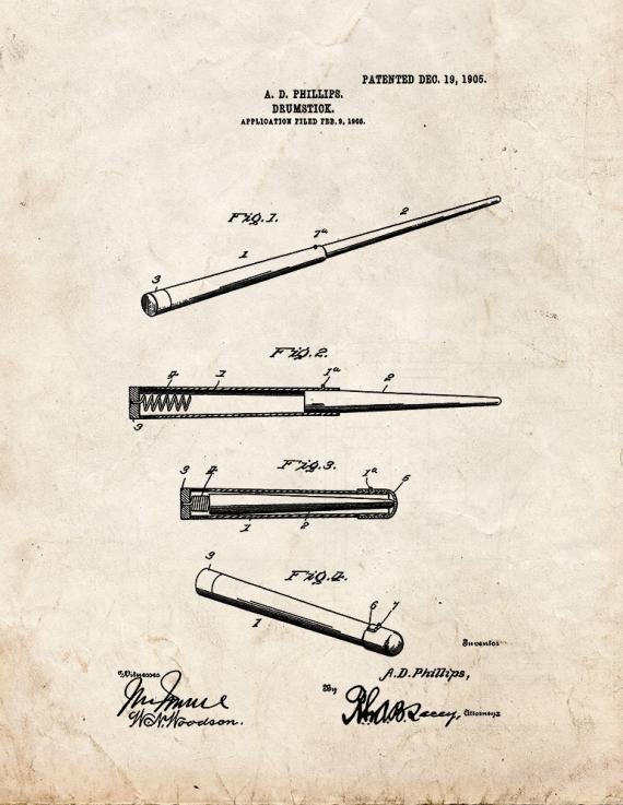 Patent Blueprint 5757 1 12 A4 Photo Print