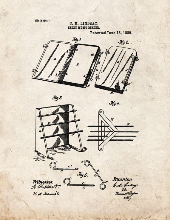 Patent Blueprint 5759 1 12 A4 Photo Print