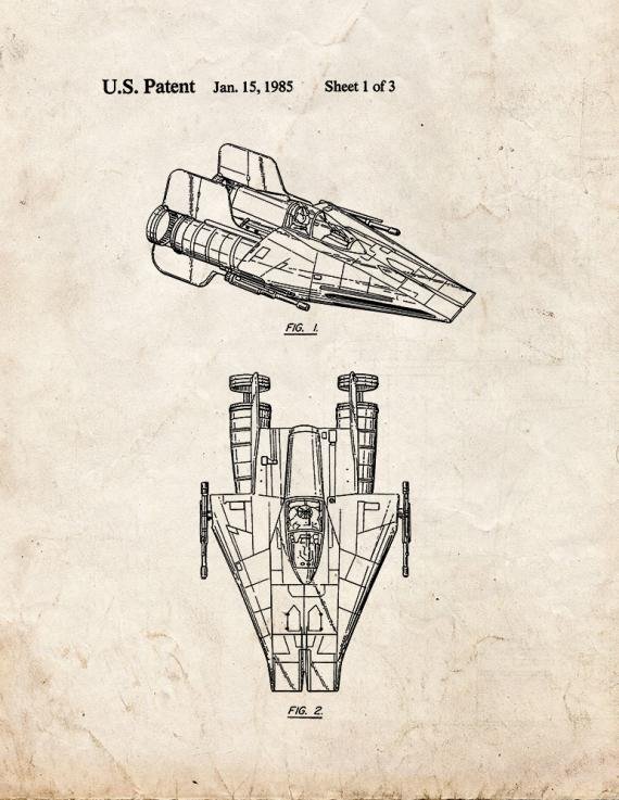 Patent Blueprint 576 2 12 A4 Photo Print