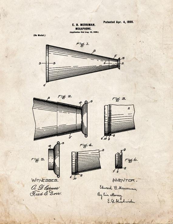 Patent Blueprint 5765 1 12 A4 Photo Print