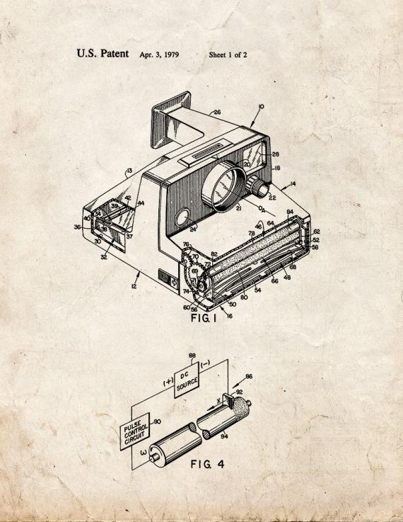 Patent Blueprint 5767 2 12 A4 Photo Print