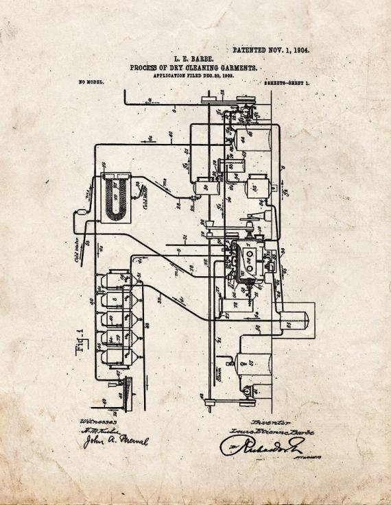 Patent Blueprint 5784 1 12 A4 Photo Print