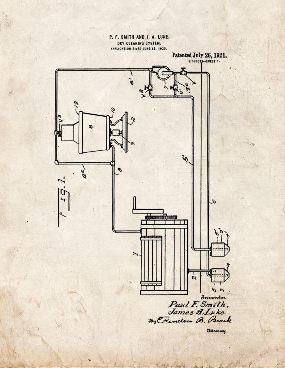 Patent Blueprint 5785 1 12 A4 Photo Print