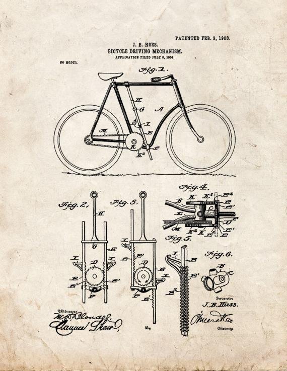 Patent Blueprint 5791 1 12 A4 Photo Print