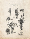 Patent Blueprint 5793 1 12 A4 Photo Print