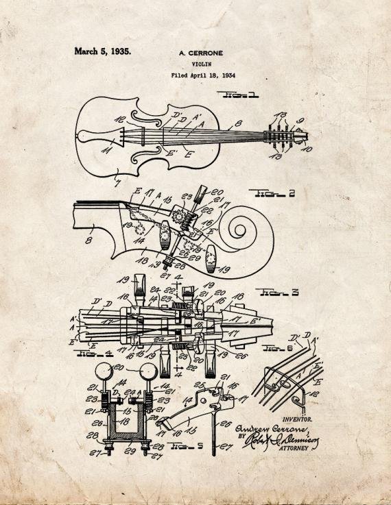 Patent Blueprint 5795 1 12 A4 Photo Print