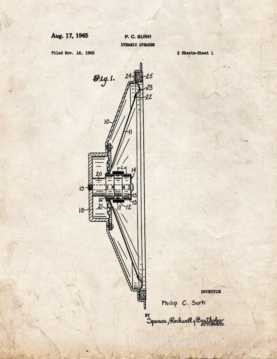 Patent Blueprint 5797 1 12 A4 Photo Print