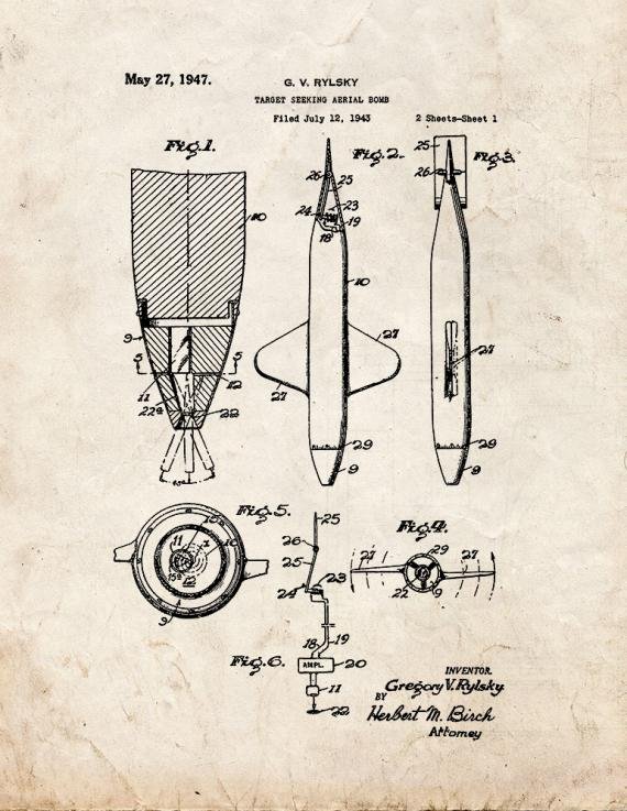 Patent Blueprint 5800 1 12 A4 Photo Print