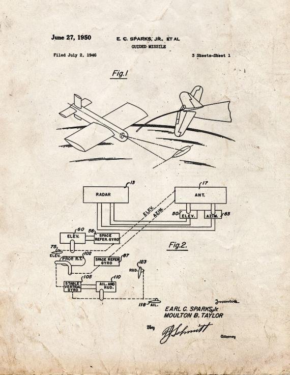 Patent Blueprint 5801 1 12 A4 Photo Print