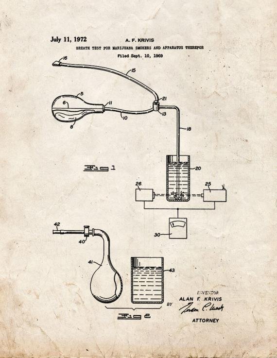 Patent Blueprint 5802 1 12 A4 Photo Print