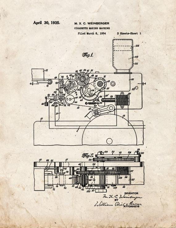 Patent Blueprint 5807 1 12 A4 Photo Print