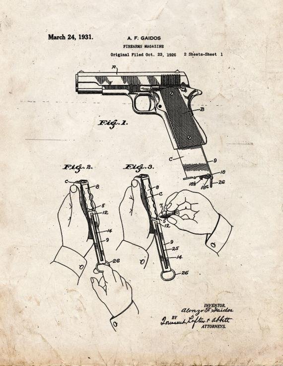 Patent Blueprint 5811 1 12 A4 Photo Print