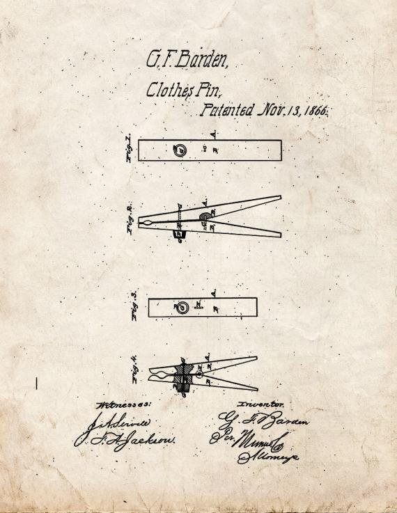 Patent Blueprint 5816 1 12 A4 Photo Print