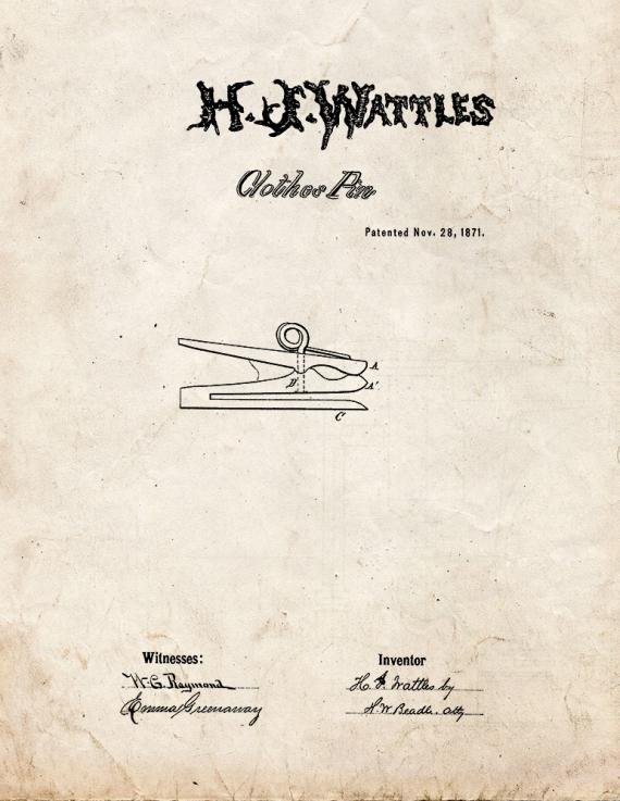 Patent Blueprint 5817 1 12 A4 Photo Print