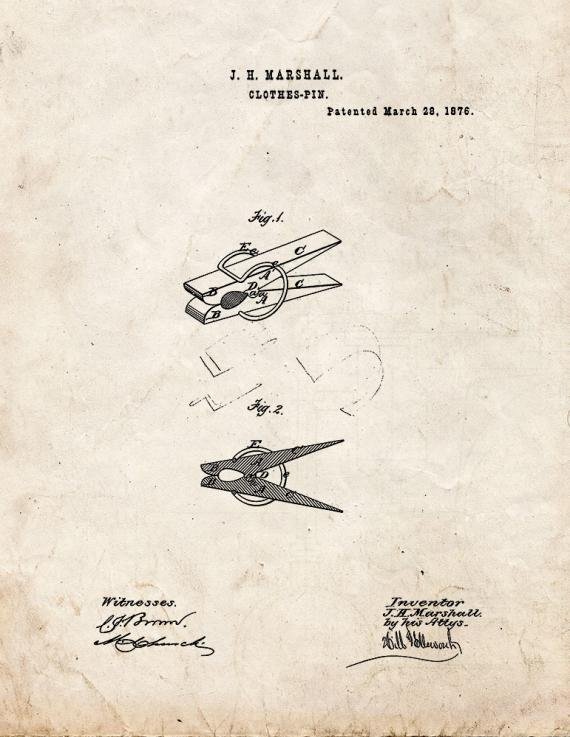 Patent Blueprint 5819 1 12 A4 Photo Print