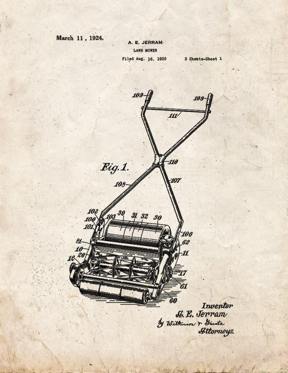 Patent Blueprint 5825 1 12 A4 Photo Print