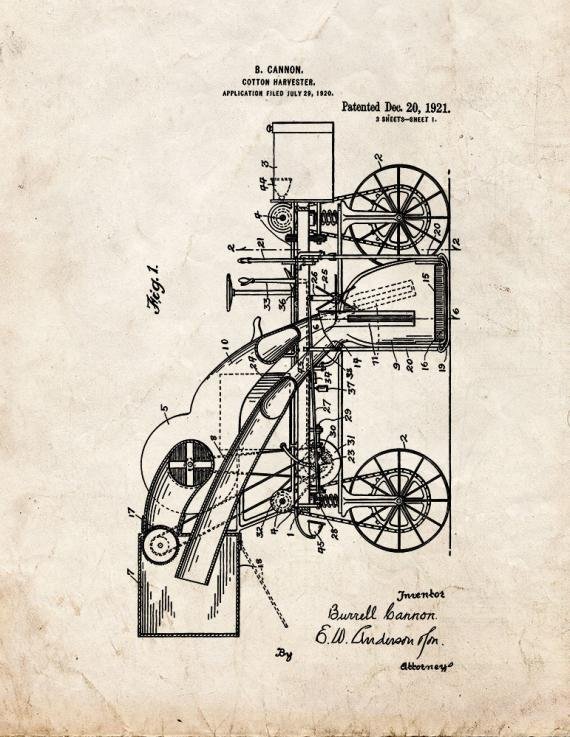 Patent Blueprint 5829 1 12 A4 Photo Print