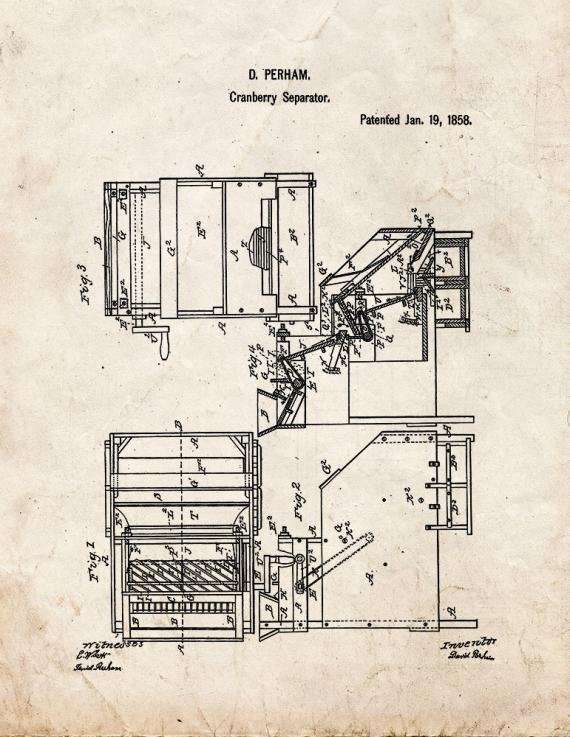 Patent Blueprint 5830 1 12 A4 Photo Print