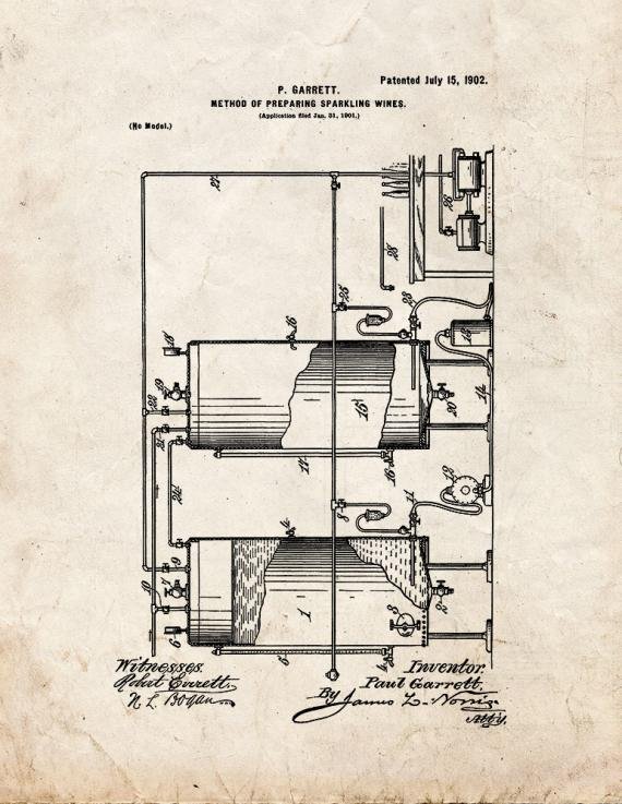 Patent Blueprint 5833 1 12 A4 Photo Print