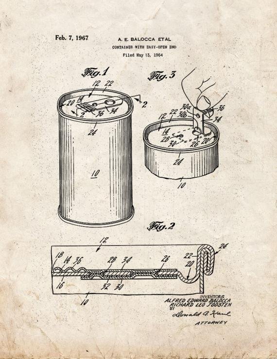 Patent Blueprint 5836 1 12 A4 Photo Print