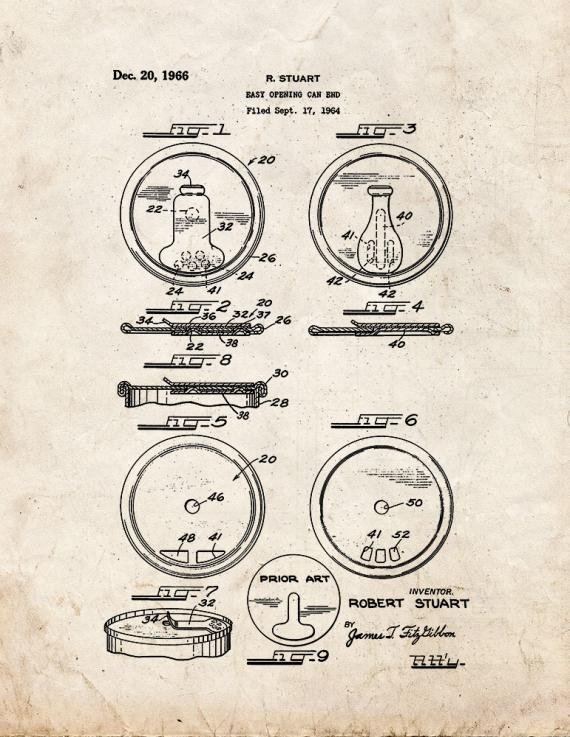 Patent Blueprint 5837 1 12 A4 Photo Print
