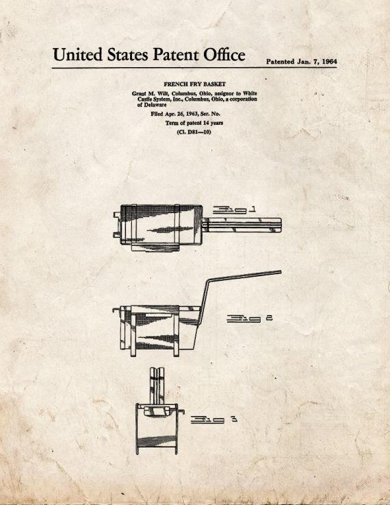 Patent Blueprint 5842 1 12 A4 Photo Print