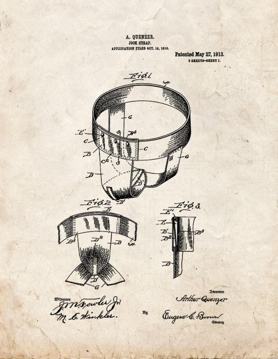 Patent Blueprint 5845 1 12 A4 Photo Print